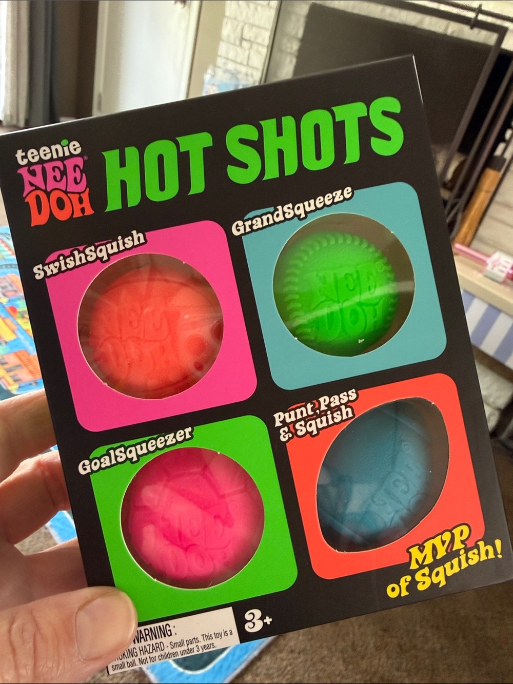 Schylling- Needoh- AUTHENTIC- NEW- Teenie- Hot Shots- (4PK)
